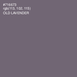 #716673 - Old Lavender Color Image
